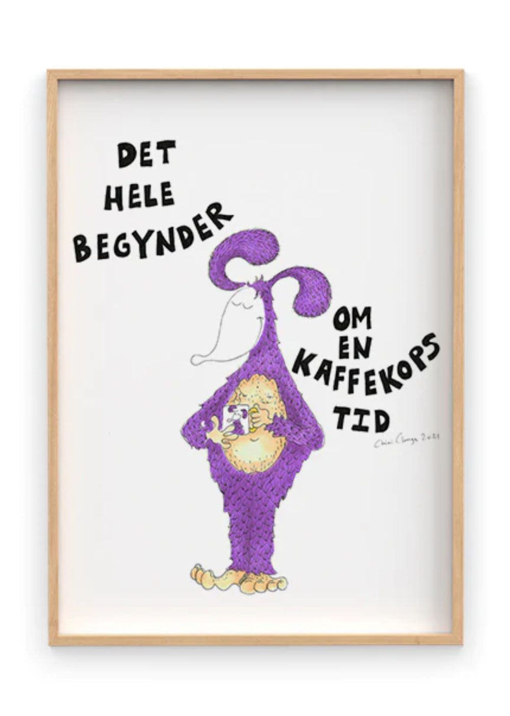 Plakat & Kort / Kaffekops tid