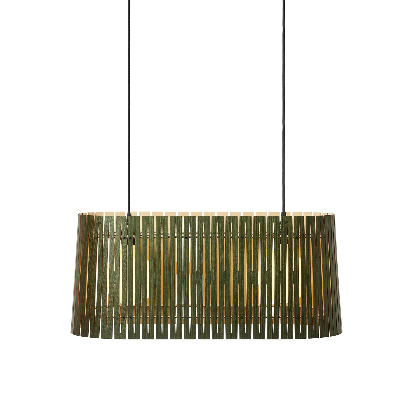 NKJ Design WOOD THREE Lampe - Birch Forest Green