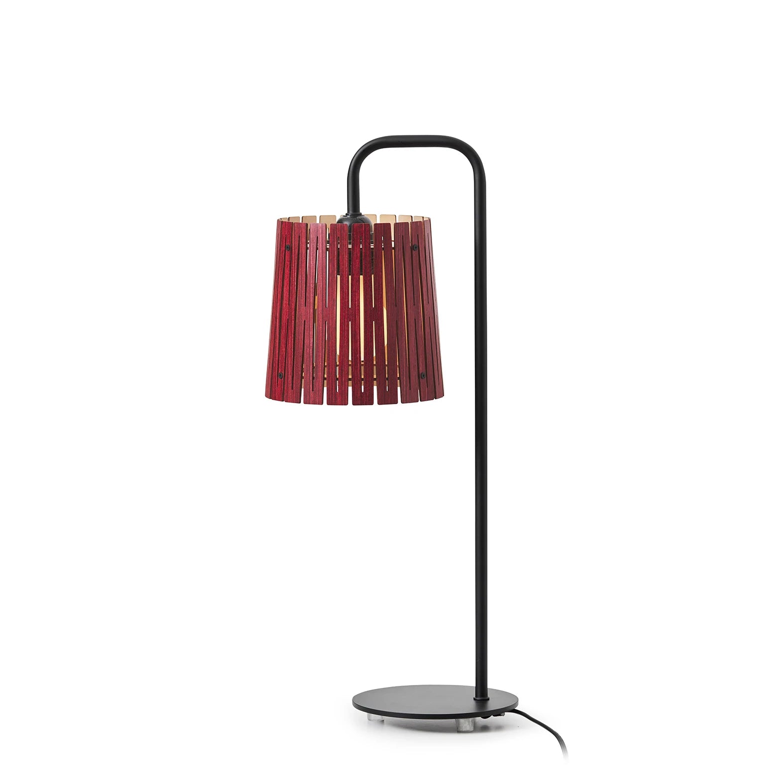 NKJ Design WOOD SEVEN Væglampe - Birch Wine Red