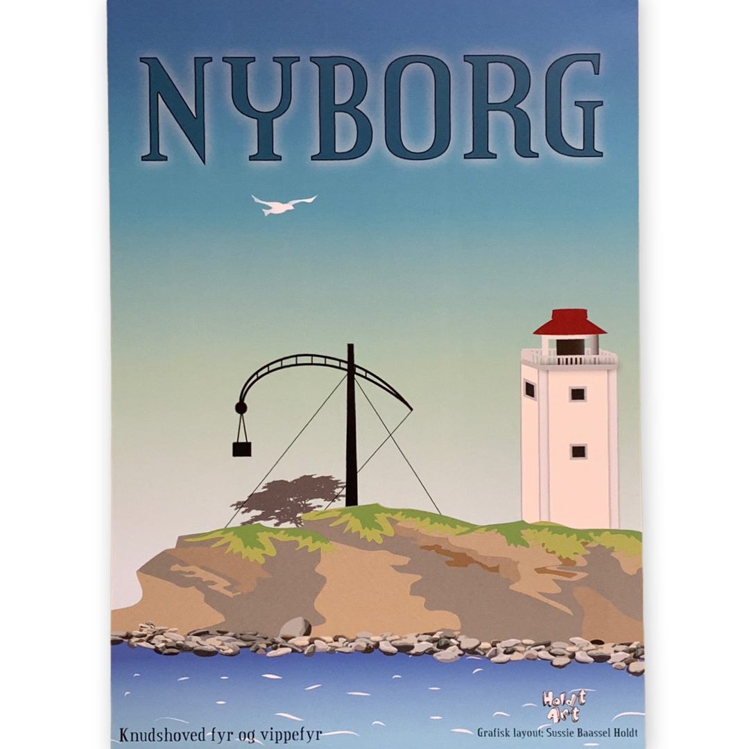 Plakat / Knudshoved Vippefyr / Flere størrelser